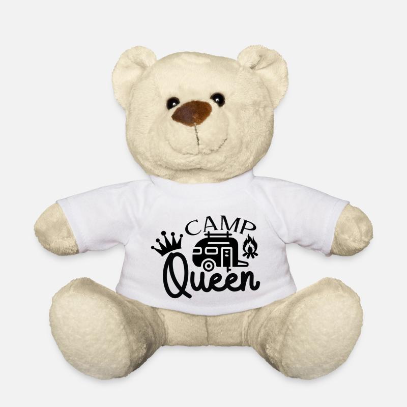 Camping Queen - Teddy - Weiß