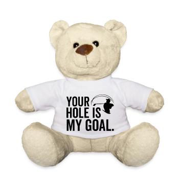 Golf Votre trou est mon but - Nounours - blanc - Devant