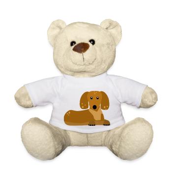 Dackel - Teddy - Weiß - Vorne