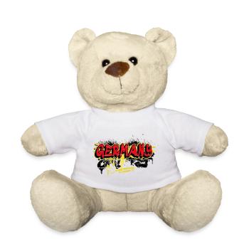 Germany Graffiti Flags Design - Teddy Bear - white - Front
