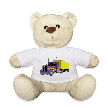 Amerikanischer Lkw - Teddy - Weiß - Vorne