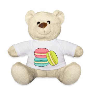 Macarons - Nounours - blanc - Devant