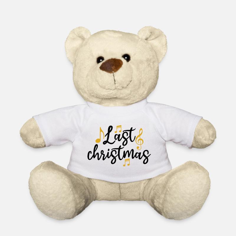 Last christmas - Teddy - Weiß