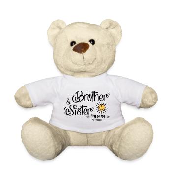 121021 frères et sœurs - Nounours - blanc - Devant