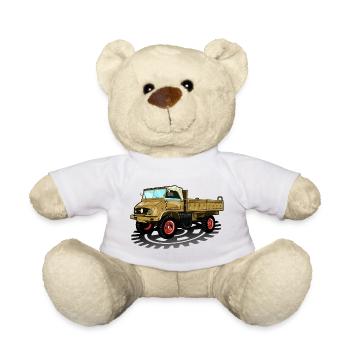 Unimog - Oldtimer - Offroad - Universal motor device - Teddy Bear - white - Front
