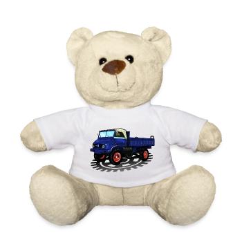Unimog - Oldtimer - Offroad - Universal motor device - Teddy Bear - white - Front