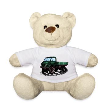 Unimog - Oldtimer - Offroad - Universal motor device - Teddy Bear - white - Front