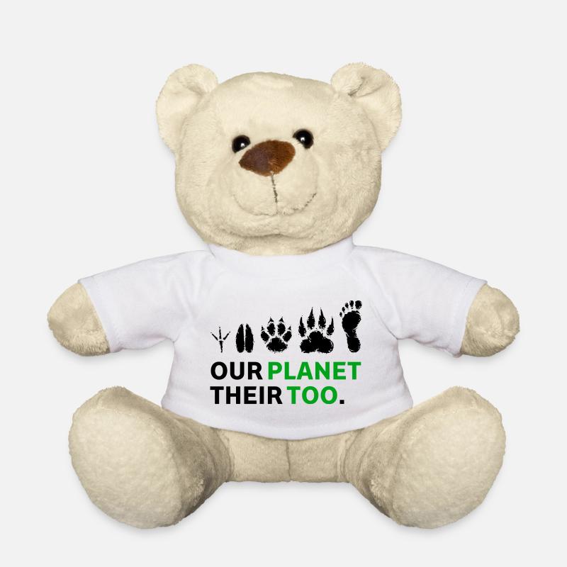 Unser Planet, auch sie - Teddy - Weiß