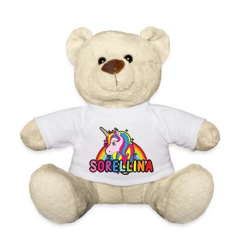 LITTLE SISTER ITALIAN by The Manzanita ́s - Teddy Bear - white - Front