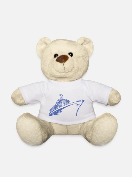 Kreuzfahrtschiff Kreuzfahrt Schiff Luxus - Teddy - Weiß
