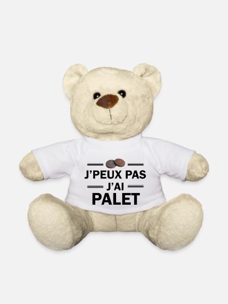 je peux pas j'ai palet - Nounours - blanc