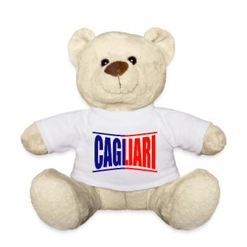 t-shirt Cagliari t-shirt Sardinia gift idea - Teddy Bear - white - Front