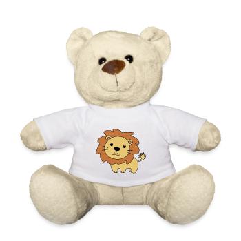 Lion - Teddy Bear - white - Front