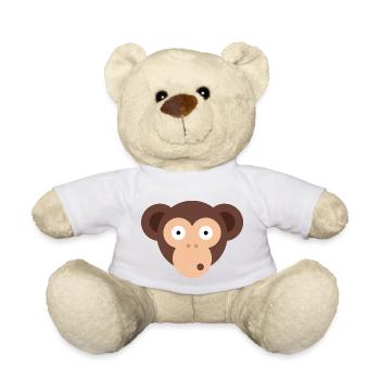 Singe singe - Nounours - blanc - Devant