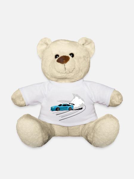 Dérive de voiture - Nounours - blanc