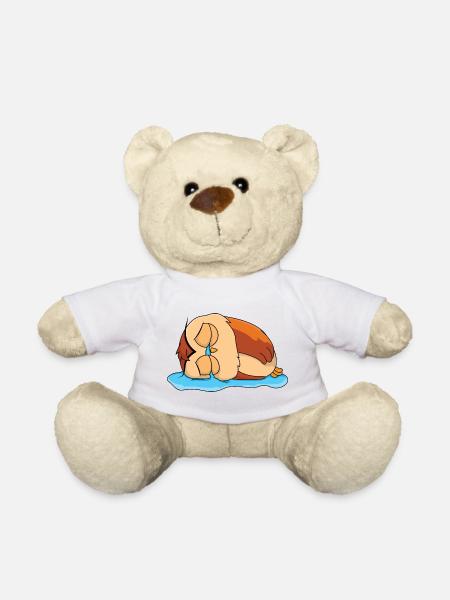 Trauriger Kauz - Teddy - Weiß