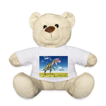 Dinosaur Cryolophosaurus - Teddy Bear - white - Front