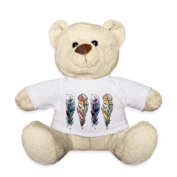 Feder - Teddy - Weiß - Vorne