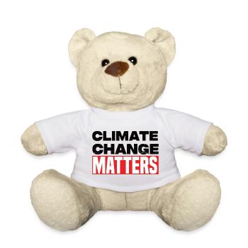 Le changement climatique est important - Nounours - blanc - Devant