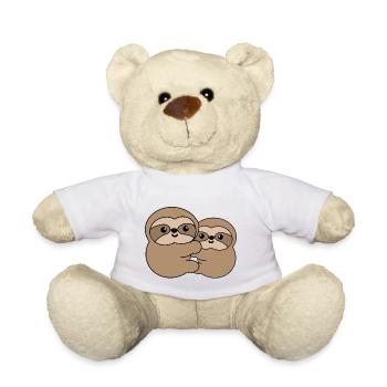 Faultier - Teddy - Weiß - Vorne