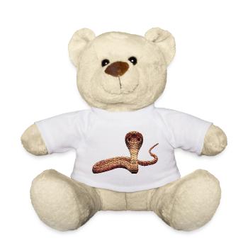 schlangen, ägyptische giftschlange - Teddy - Weiß - Vorne