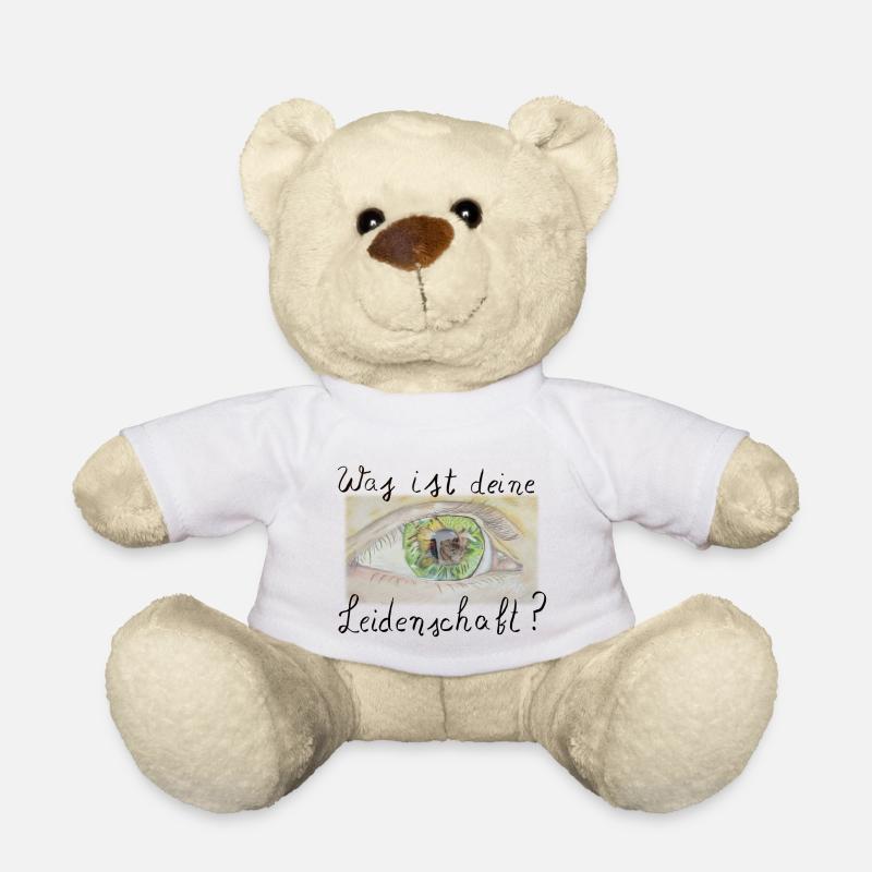Was ist deine Leidenschaft? - Malen - Teddy - Weiß