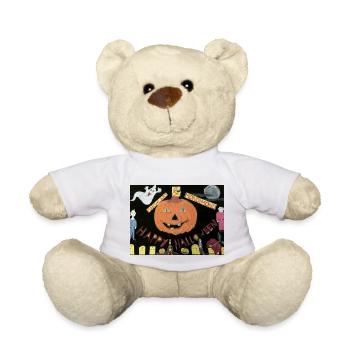 Mars-Lars & Mondimond / Happy Halloween - Teddy Bear - white - Front
