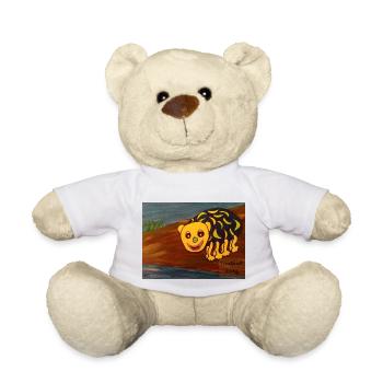 Comic spider funny and colorful - Teddy Bear - white - Front