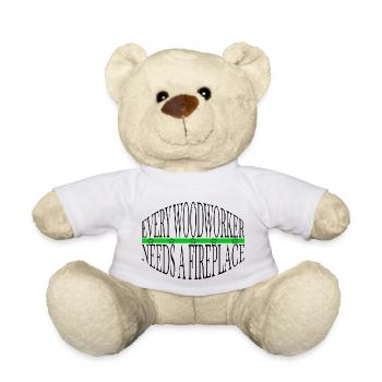 woodworking forest work blogger - Teddy - Weiß - Vorne