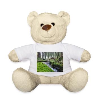 Friedlicher Bach im Wald - Natur Pur! - Teddy - Weiß - Vorne