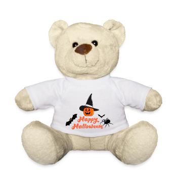 Geister Halloween - Teddy - Weiß - Vorne