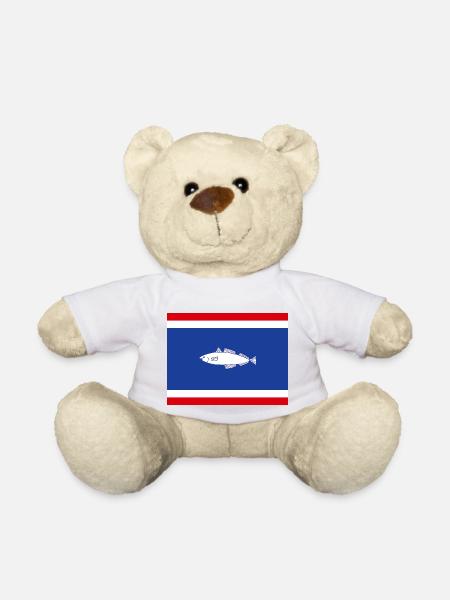 Urk flag - Teddy Bear - white
