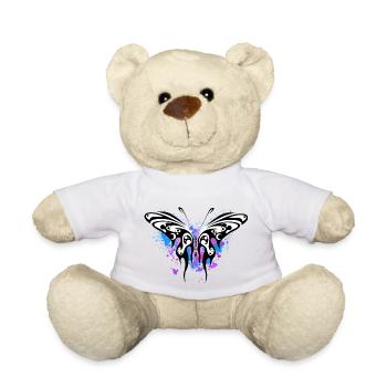 Butterfly ink - Teddy Bear - white - Front
