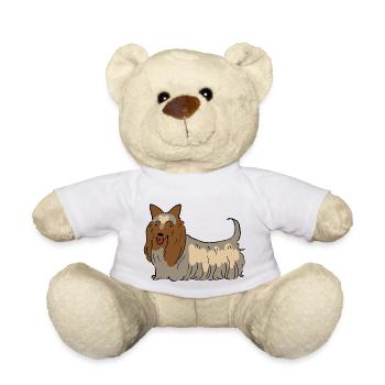 Terrier soyeux australien - Nounours - blanc - Devant