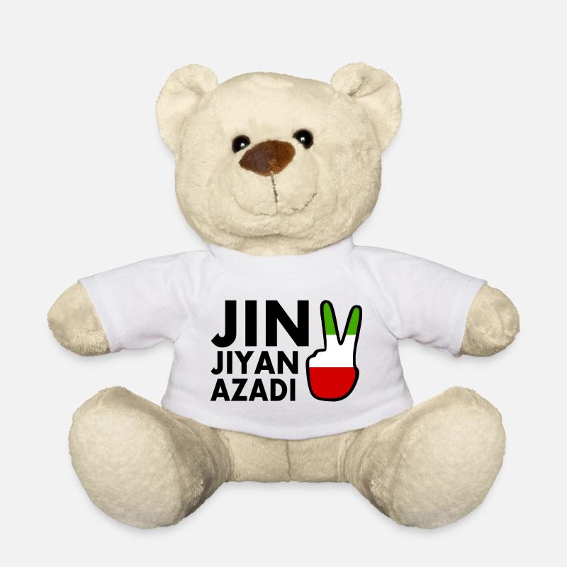 jin jiyan azadi - Teddy - Weiß
