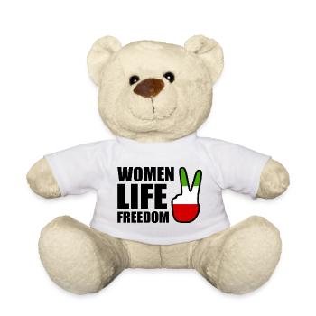 Women life freedom iran - Teddy Bear - white - Front