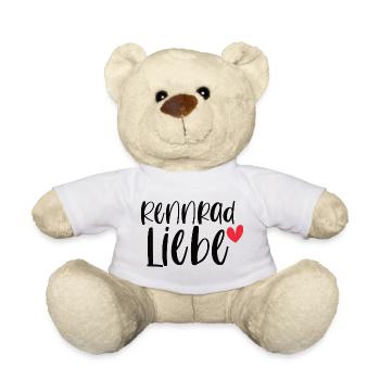 Rennrad Liebe! Fahrrad Sport Radsport Geschenk - Teddy - Weiß - Vorne