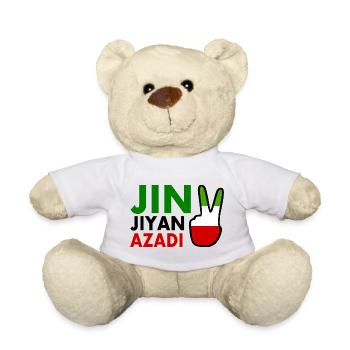 jin jiyan azadi women life freedom - Nounours - blanc - Devant