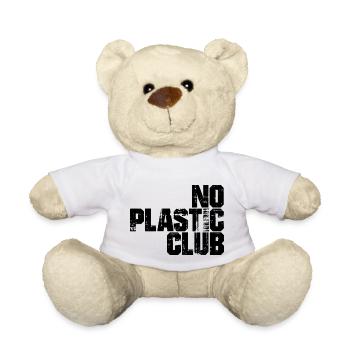 no plastic club Echt Cool Nichts gemacht - Teddy - Weiß - Vorne