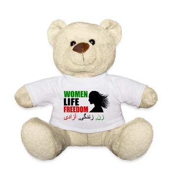 Women life freedom - Nounours - blanc - Devant