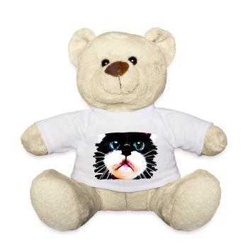 Cracy cat 7 - Teddy - Weiß - Vorne