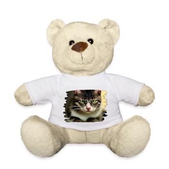 Cracy cat 6 - Teddy - Weiß - Vorne