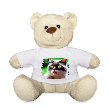 Cracy cat 4 - Teddy - Weiß - Vorne