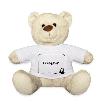 HÖRGERÄT Headphones Auriculares Headset!! - Teddy - Weiß - Vorne