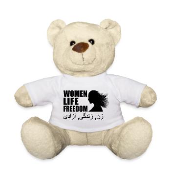 Women life freedom - Nounours - blanc - Devant
