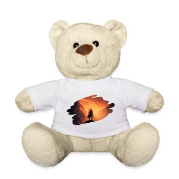 samurai krieger warrior motivation mma fighter 1 - Teddy - Weiß - Vorne