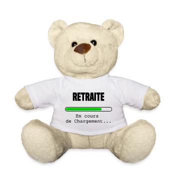 Retraite en cours de chargement - Nounours - blanc - Devant