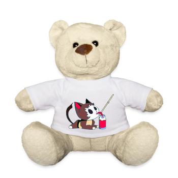 Miku le petit chaton - Nounours - blanc - Devant