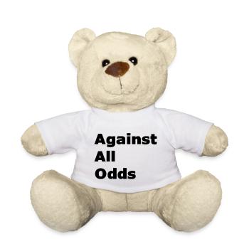 Against all odds - Teddy Bear - white - Front