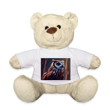 Hedwigs Freundin mystische Eule - Teddy - Weiß - Vorne